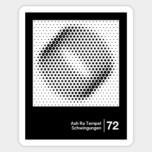 Ash Ra Tempel / Original Minimalist Graphic Design Magnet